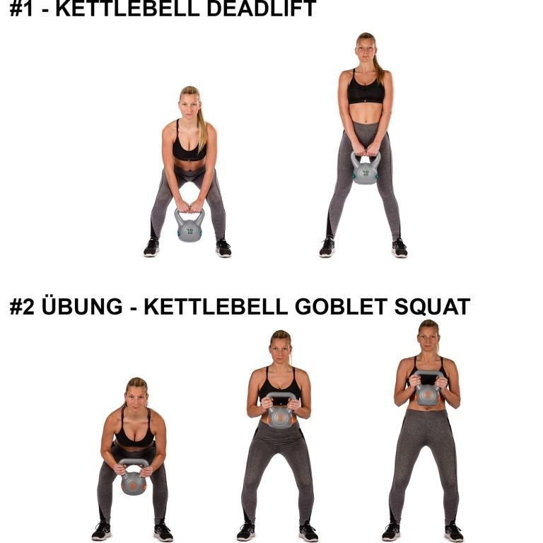 Kettlebell hantla 8 kg MOVIT